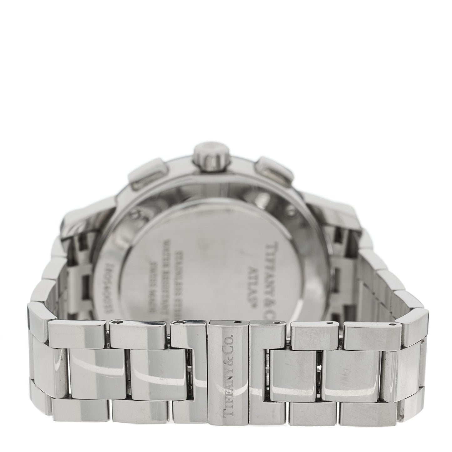 Stainless Steel 36mm Atlas Dome Chronograph Quartz Watch