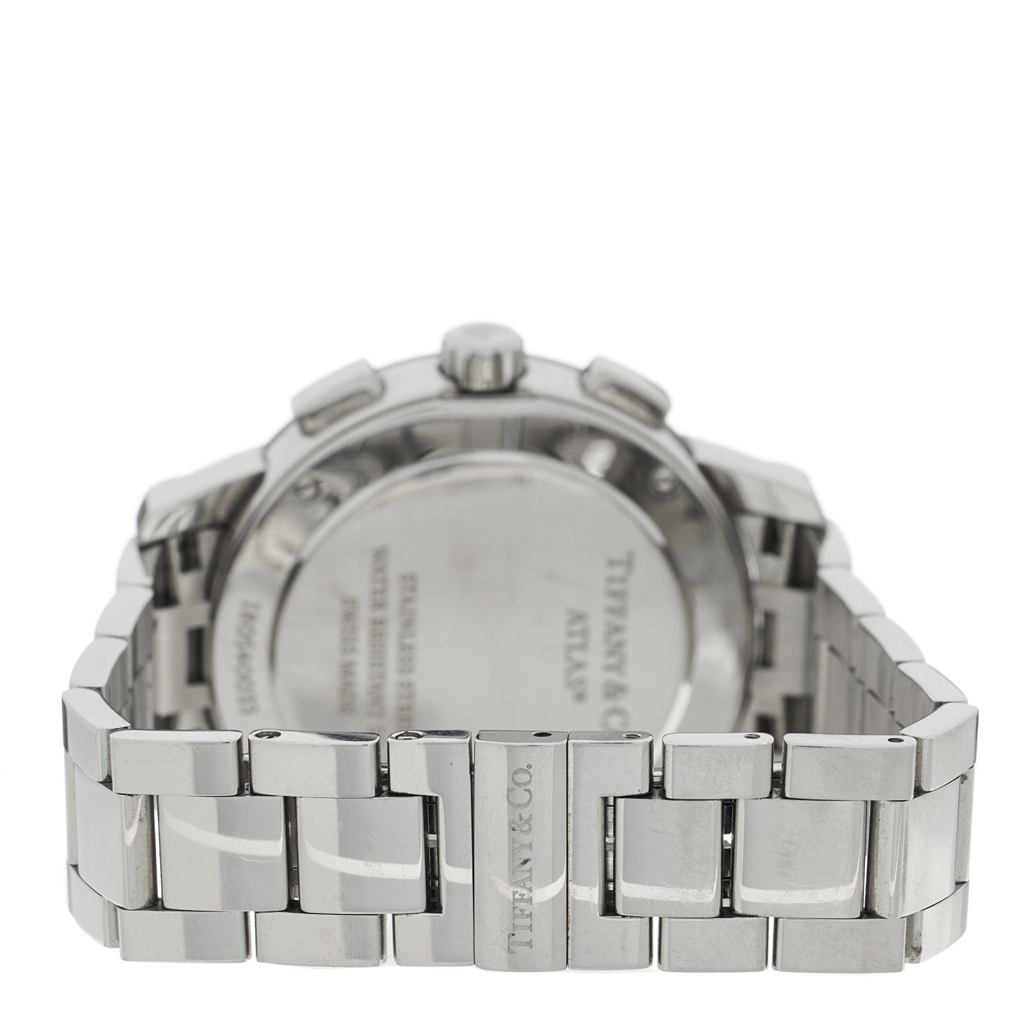 Tiffany Stainless Steel 36mm Atlas Dome Chronograph Quartz Watch 3 of 4
