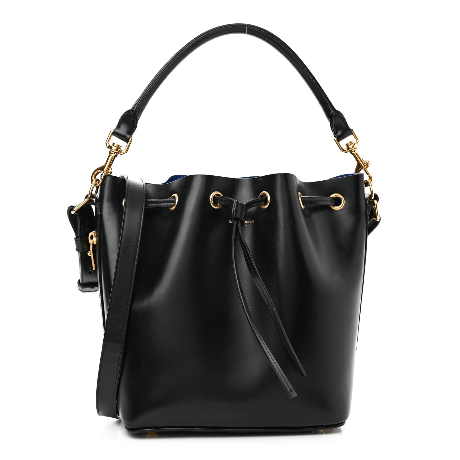 Saint Laurent Calfskin Medium Emmanuelle Bucket Bag Black 1 of 13