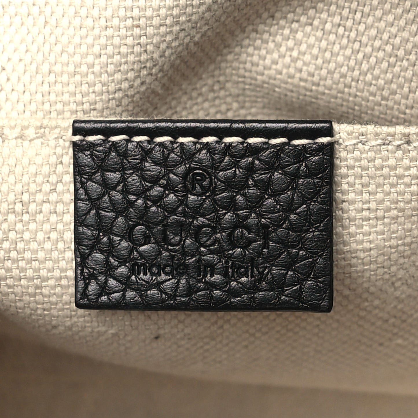 Pebbled Calfskin Small Soho Disco Bag Black