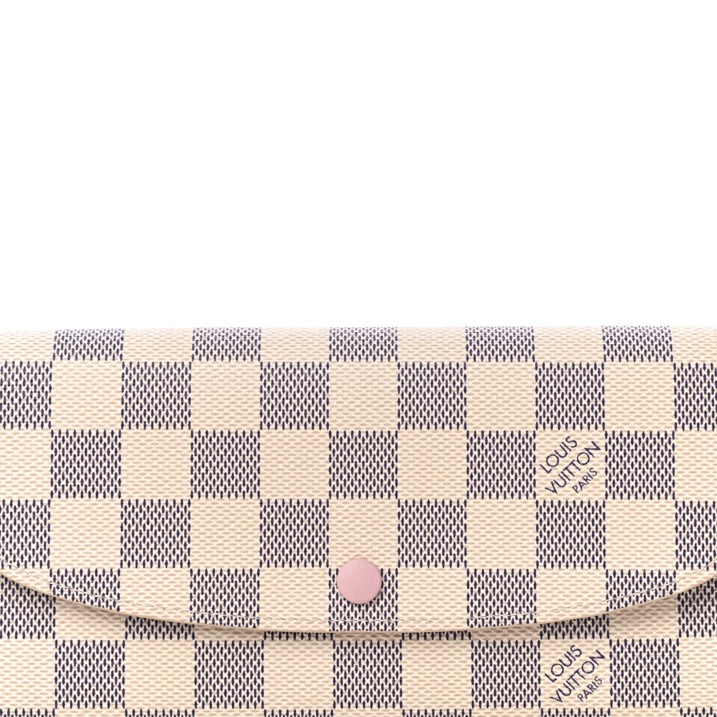 Damier Azur Emilie Wallet Rose Ballerine