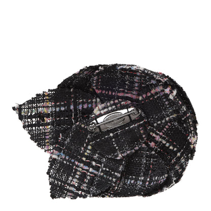 Chanel Tweed Camellia Brooch Multicolor 3 of 5