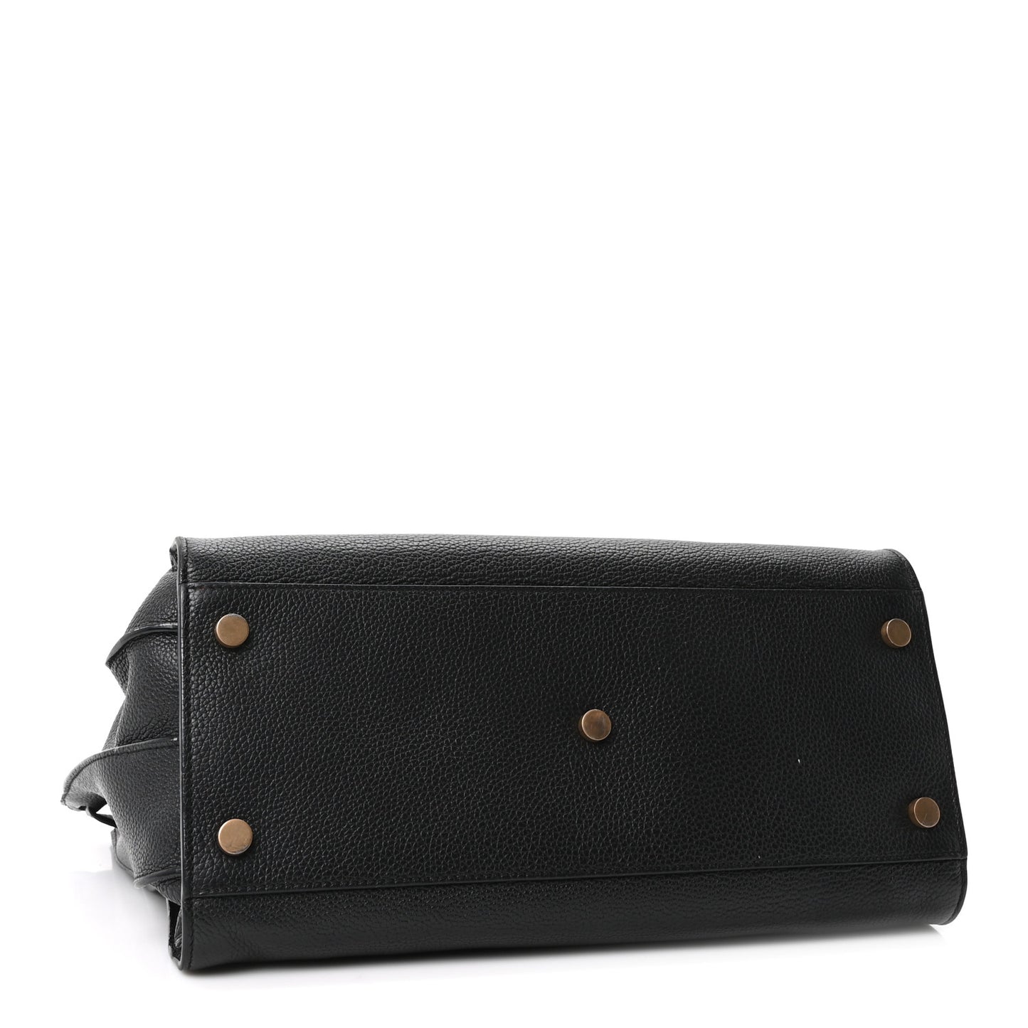 Grained Calfskin Small Supple Sac De Jour Black