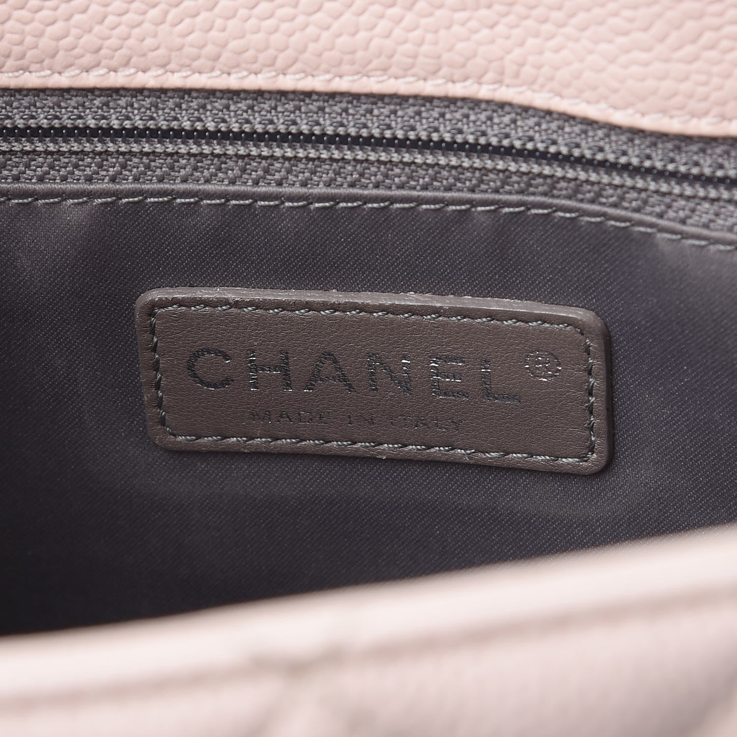 Chanel Caviar Quilted Grand Shopping Tote GST Light Pink 6 of 11