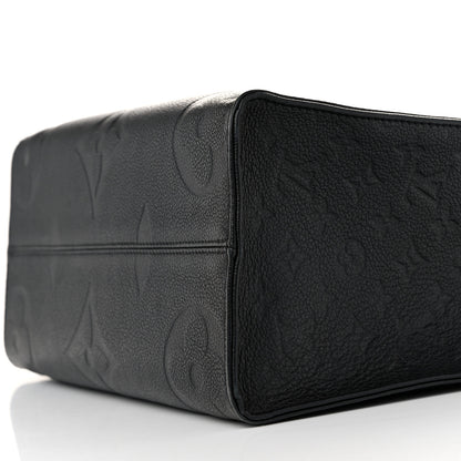 Louis Vuitton Empreinte Monogram Giant OnTheGo MM Black 9 of 12