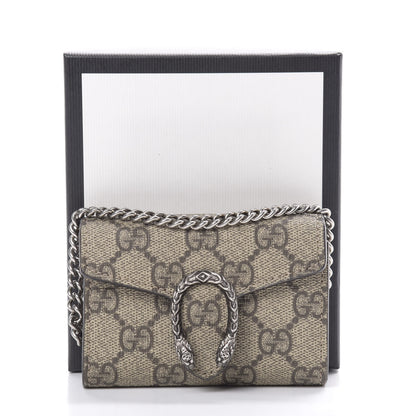 Gucci GG Supreme Monogram Dionysus Coin Purse Taupe 7 of 7