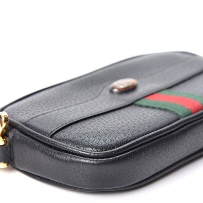 Gucci Calfskin Ophidia Phone Case Wristlet Black 7 of 9
