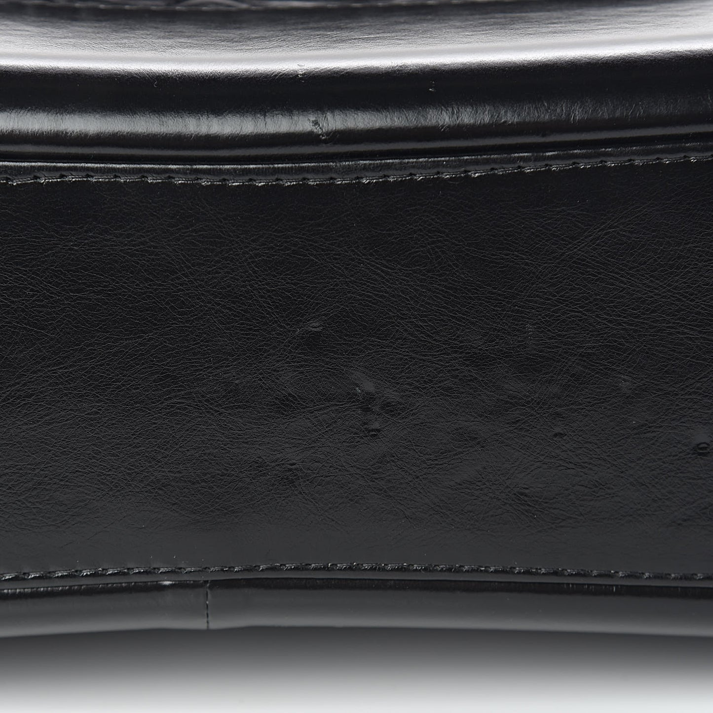 Calfskin Quilted Large Gabrielle Shopping Tote Black