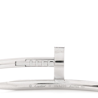 Cartier 18K White Gold Juste Un Clou Bracelet 17 3 of 3