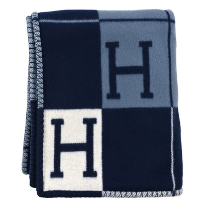 Hermes Wool Cashmere Avalon III Blanket Caban Ecru 1 of 3