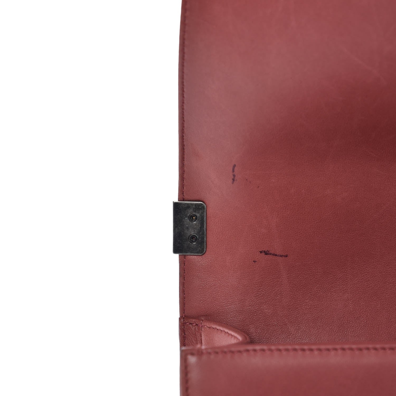Chanel Lambskin Quilted Medium Boy Flap Dark Pink 8 of 16