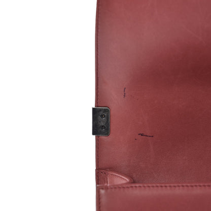 Chanel Lambskin Quilted Medium Boy Flap Dark Pink 8 of 16