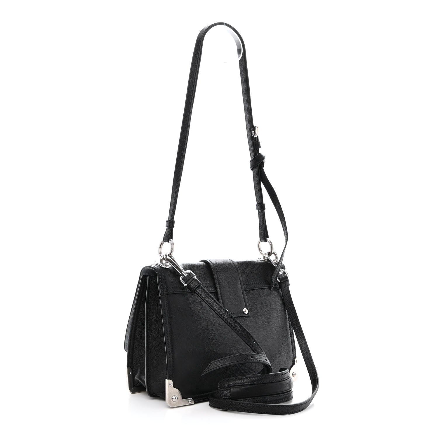 Prada Glace Calfskin Large Soft Cahier Bag Black 3 of 13