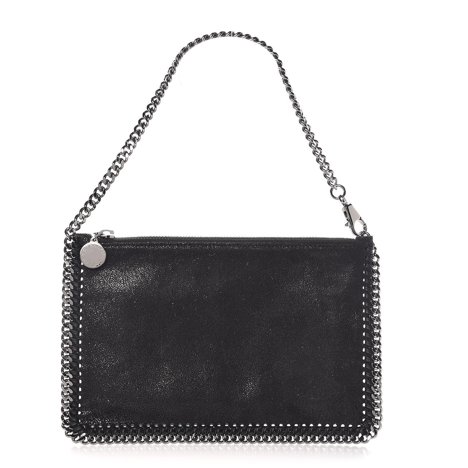 Stella McCartney Shaggy Deer Falabella Clutch Black 1 of 8
