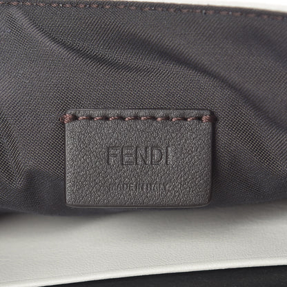 Fendi Nappa FF 1974 Embossed Mini Baguette White 6 of 10