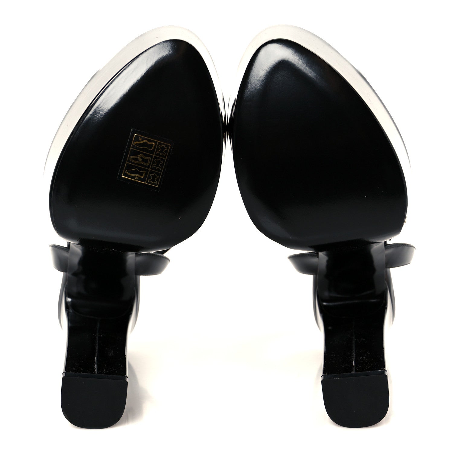 Saint Laurent Vernice Grupy Sexy 95 Tanouk Platform Sandals 37.5 Black 6 of 10