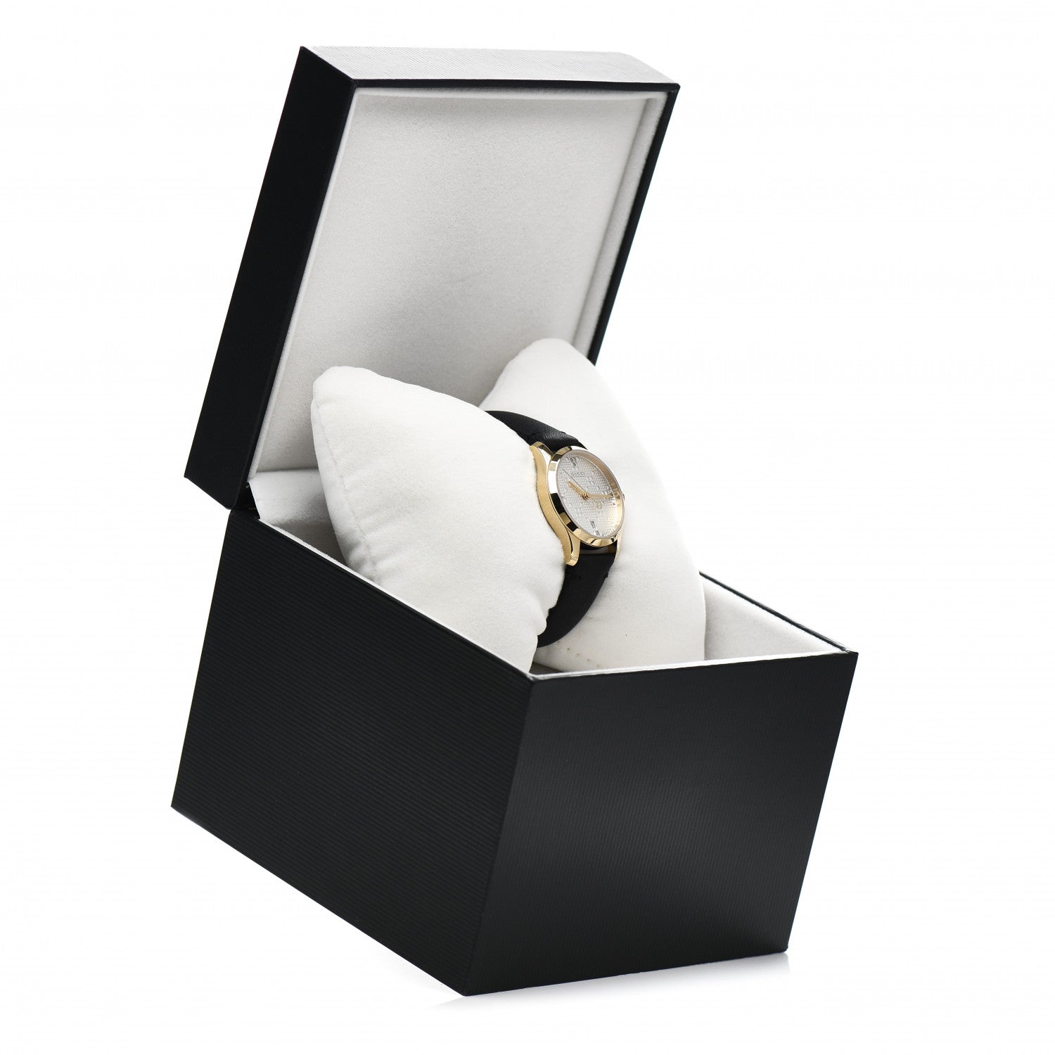 Gucci Stainless Steel Calfskin 27mm G-Timeless Diamante Quartz Watch 5 of 5