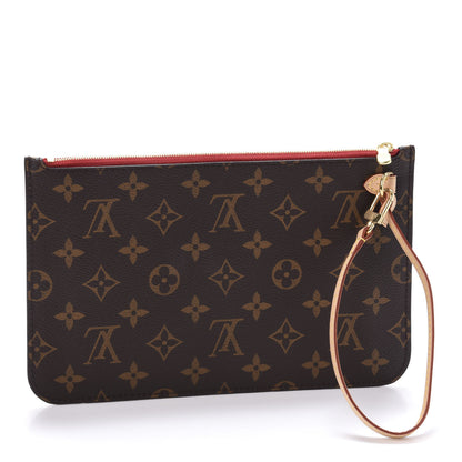 Louis Vuitton Monogram Neverfull MM GM Pochette Cherry 3 of 9