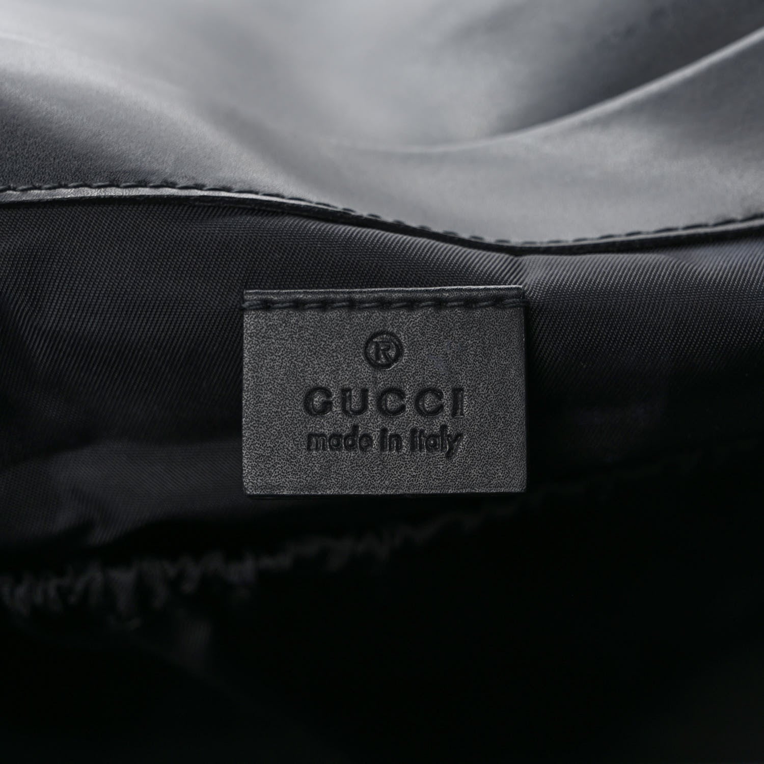 Gucci GG Supreme Monogram Web Messenger Diaper Bag Black Grey 6 of 13