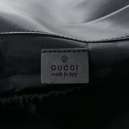 Gucci GG Supreme Monogram Web Messenger Diaper Bag Black Grey 6 of 13
