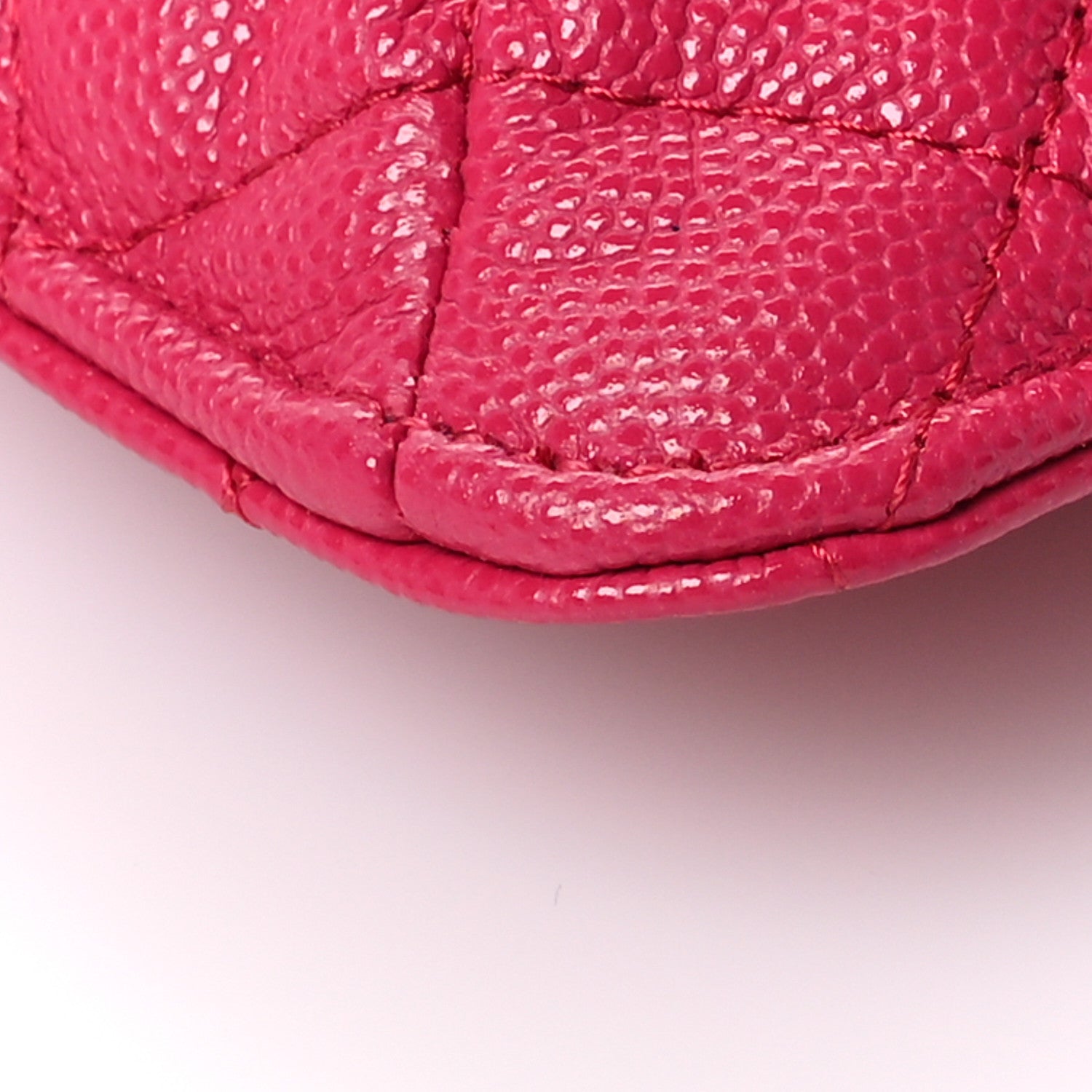Chanel Caviar Fabric Quilted Foldable Tote With Chain Pink Multicolor 15 of 17