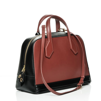 Louis Vuitton Box Calfskin Dora MM Tote Rouille 3 of 8