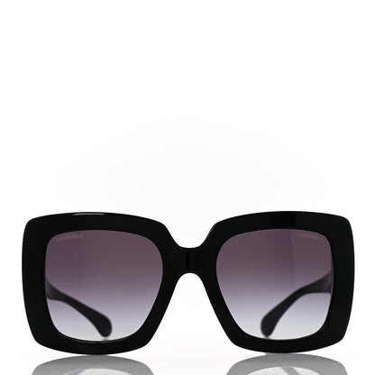Chanel Acetate Calfskin Square Sunglasses 5474-Q-A Black 2 of 7