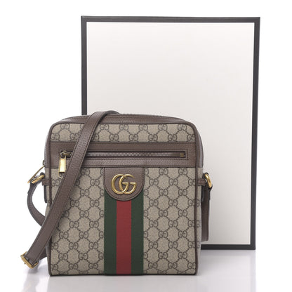 Gucci GG Supreme Monogram Web Small Ophidia Messenger Bag Brown 13 of 13