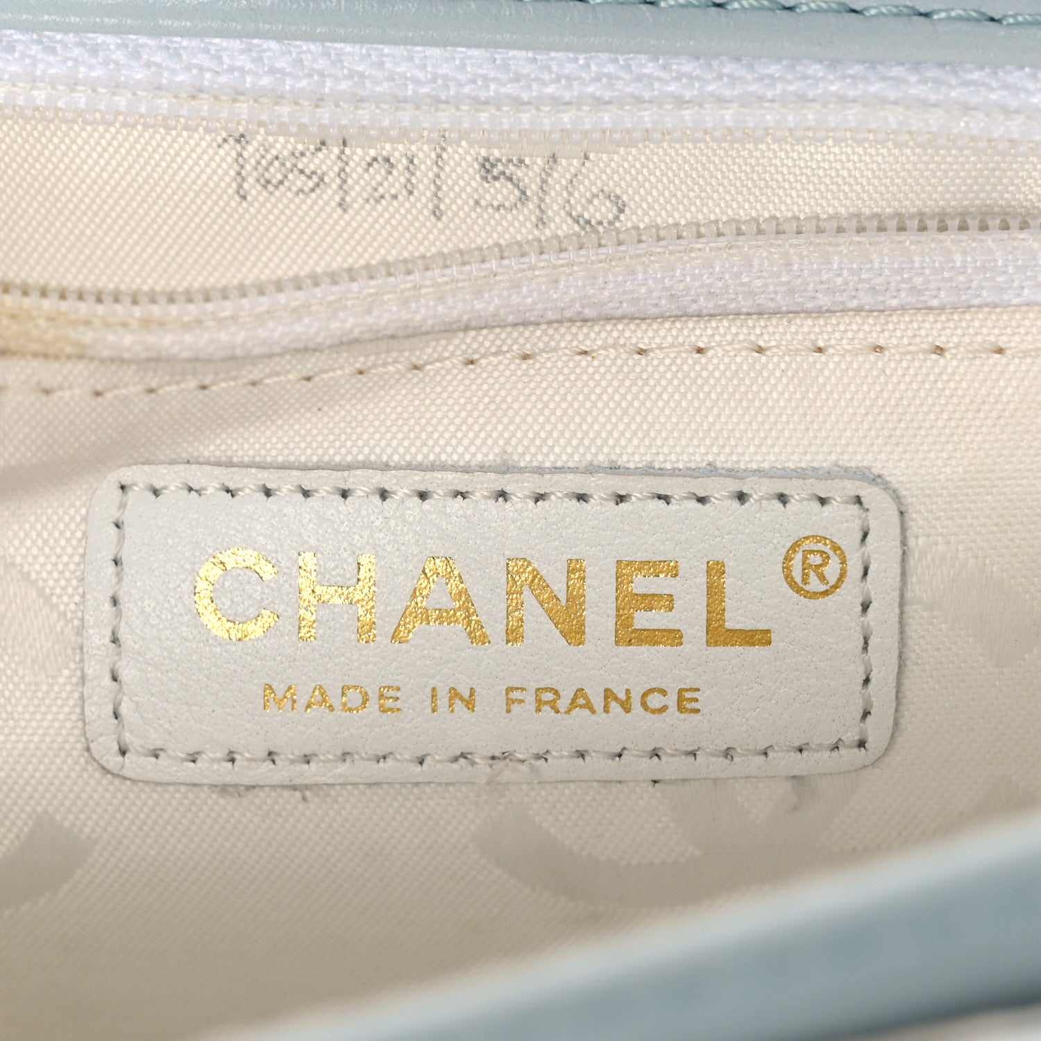 Chanel Calfskin Quilted Wild Stitch Flap Light Blue 6 of 9