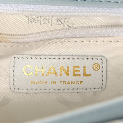 Chanel Calfskin Quilted Wild Stitch Flap Light Blue 6 of 9