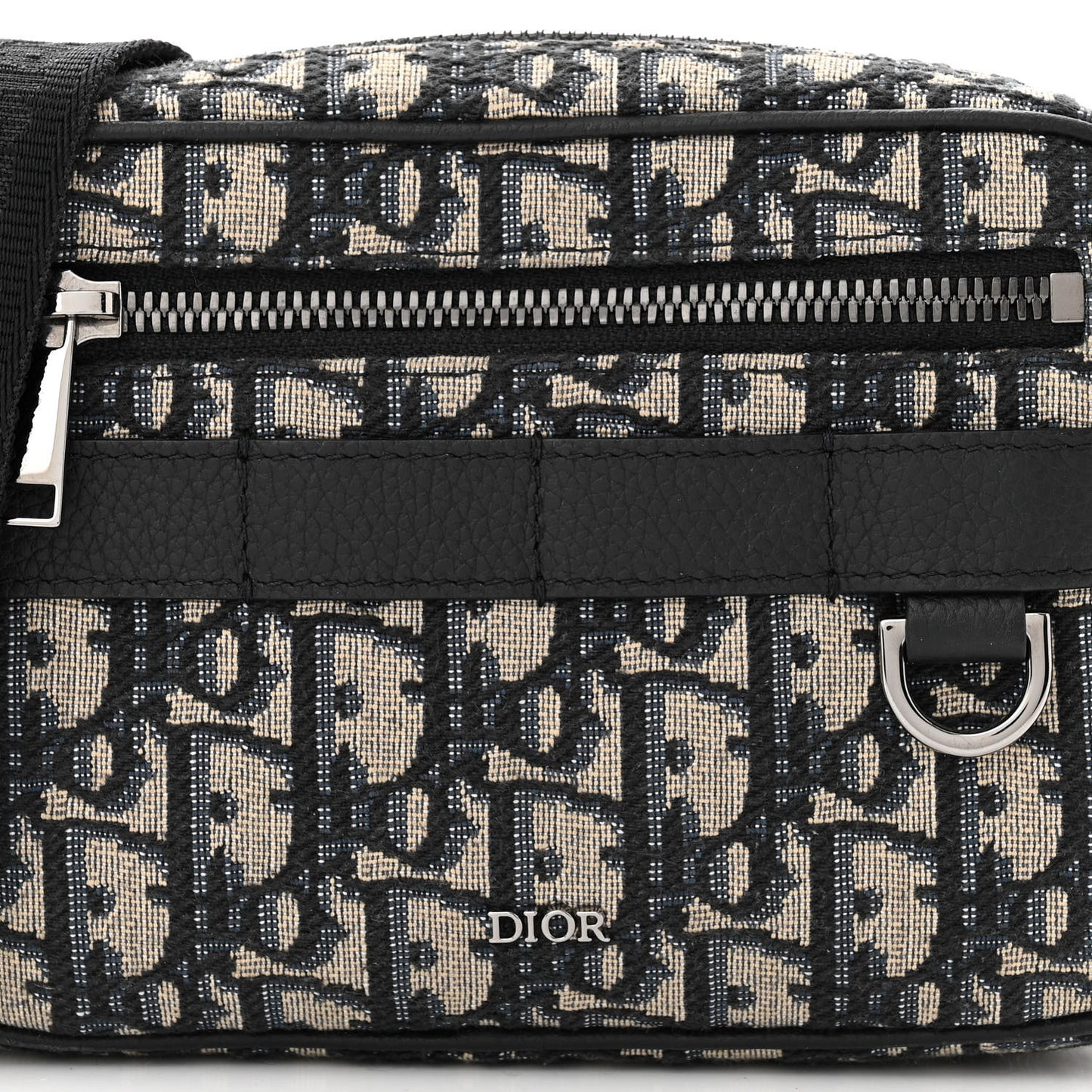 HOMME Oblique Mini Safari Messenger Navy Blue