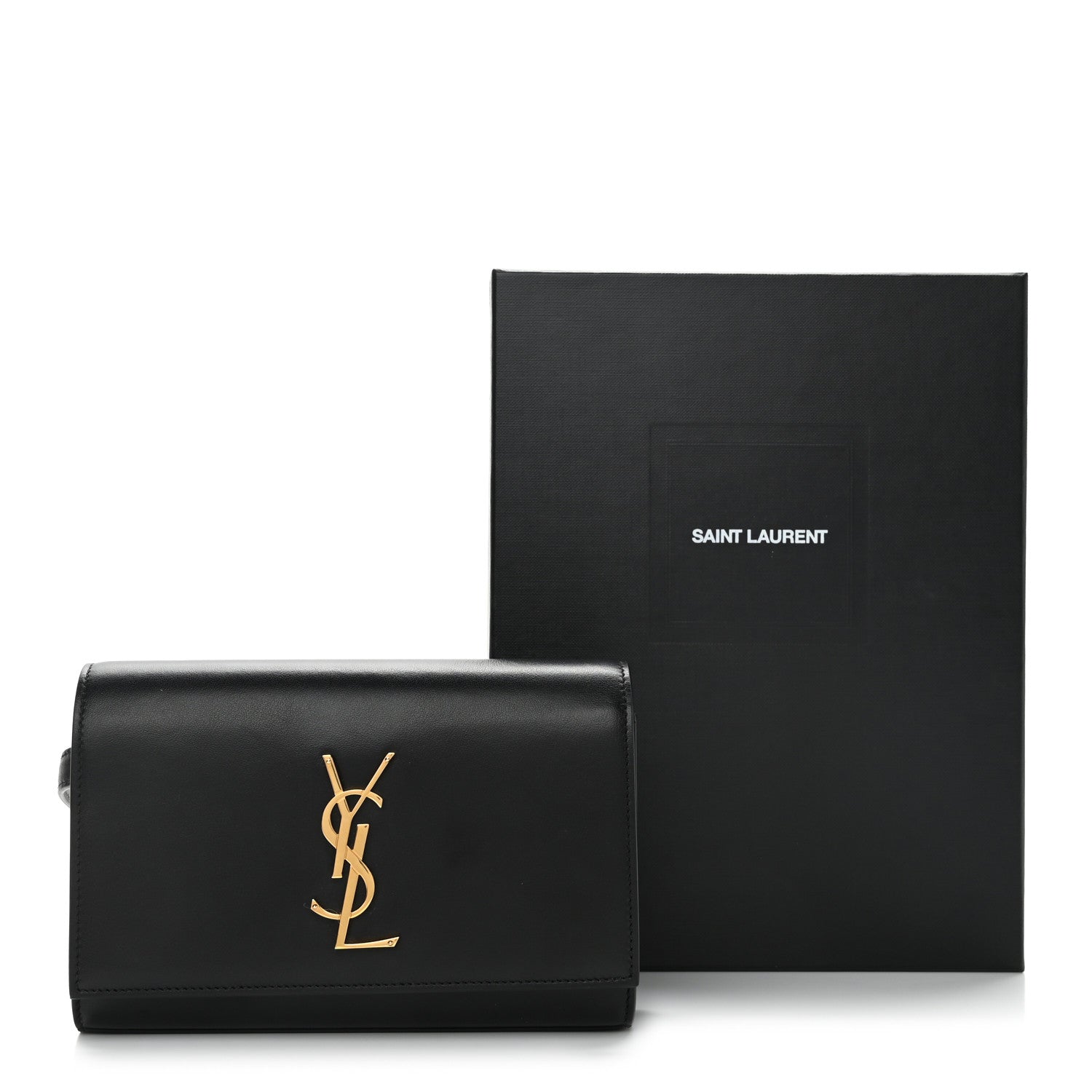 Saint Laurent Smooth Calfskin Monogram Kate Belt Bag Black 11 of 11