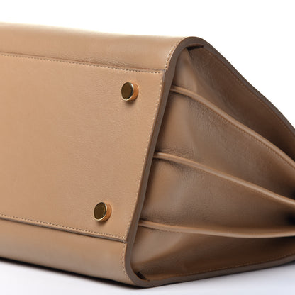 Saint Laurent Calfskin Small Sac De Jour Taupe 10 of 11
