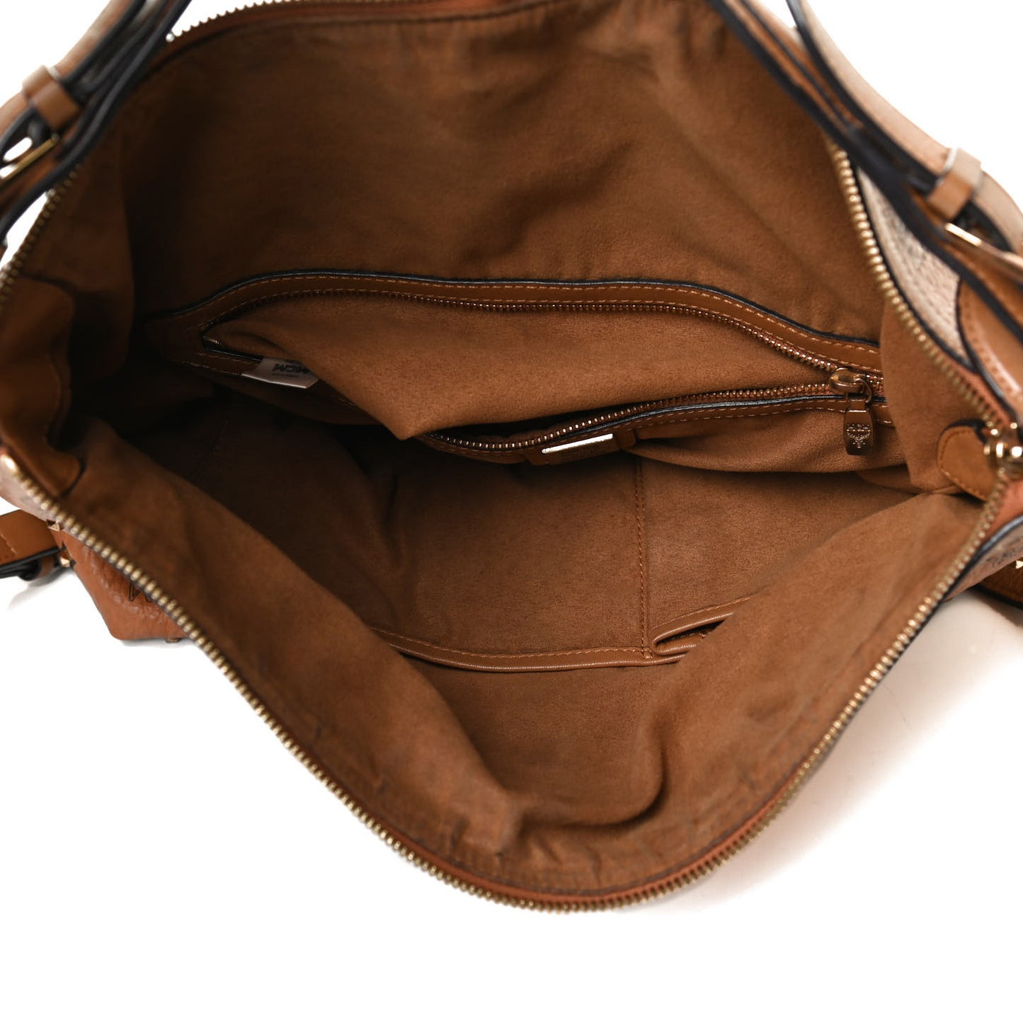 Visetos Studded Hobo Cognac