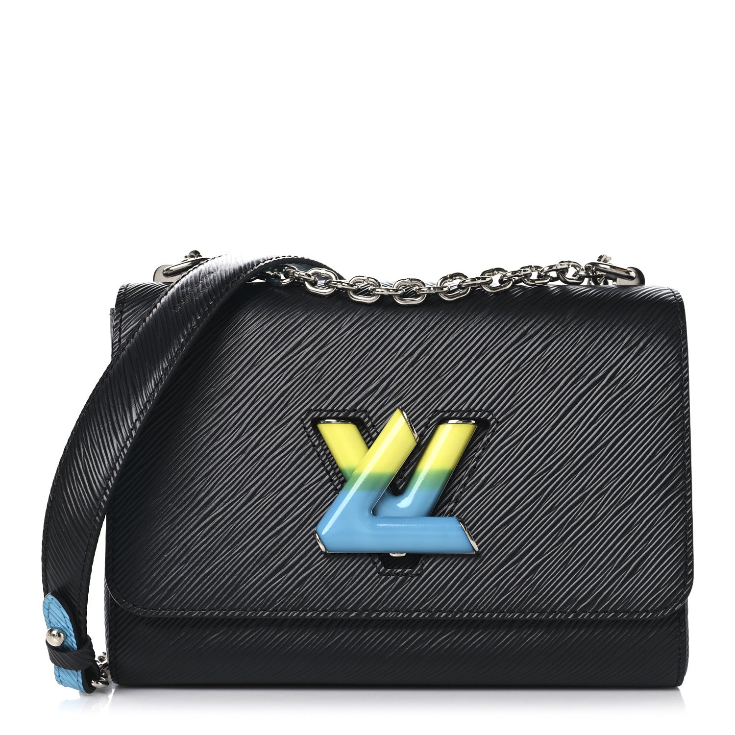 Louis Vuitton Epi Gradient Twist Shoulder Bag MM Black 1 of 10