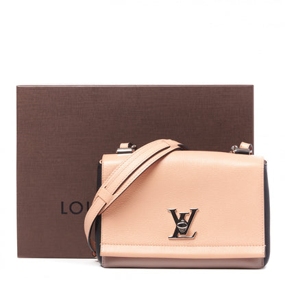 Louis Vuitton Calfskin Lockme II Chain Bag BB Venus Pink Black Magnolia 9 of 9