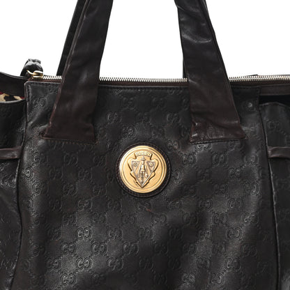 Gucci Guccissima Medium Hysteria Tote Brown 8 of 13