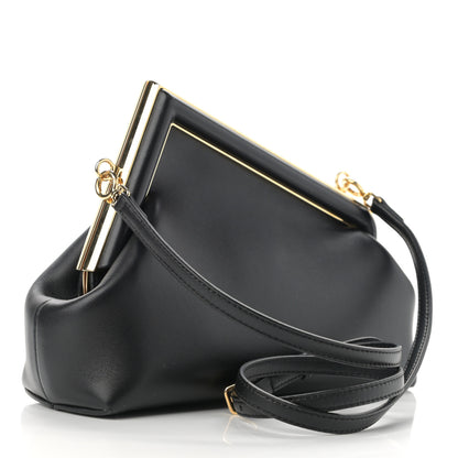 Fendi Shiny Nappa Small Fendi First Black 2 of 9