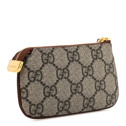 Gucci GG Supreme Monogram Key Case Brown 3 of 7