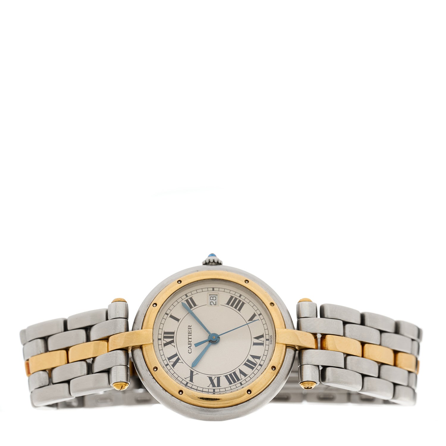 Cartier Stainless Steel 18K Yellow Gold 29mm Panthere Vendome Quartz Watch 2 of 4