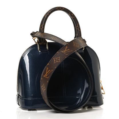 Louis Vuitton Patent Monogram Alma BB Marine 3 of 11