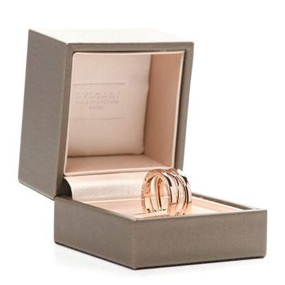 Bulgari 18K Rose Gold B.Zero1 Legend Three-Band Ring 58 8.25 6 of 6