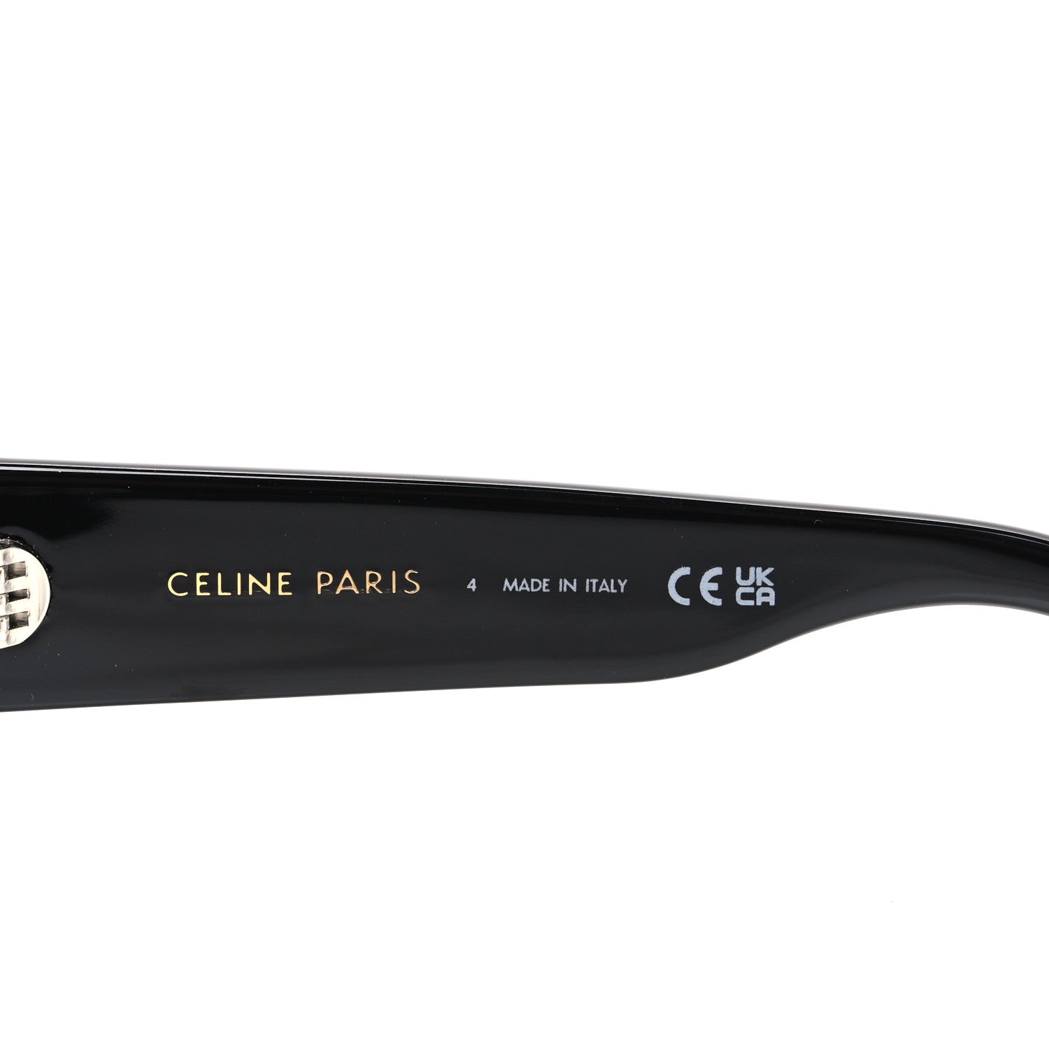 Celine Acetate Monochroms Cat Eye Sunglasses CL40288I Black 5 of 7