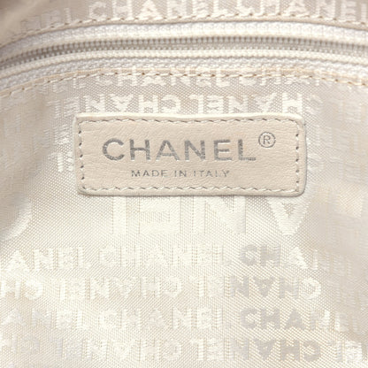 Chanel Canvas Woven Lambskin Lax Shoulder Bag Pink 6 of 9