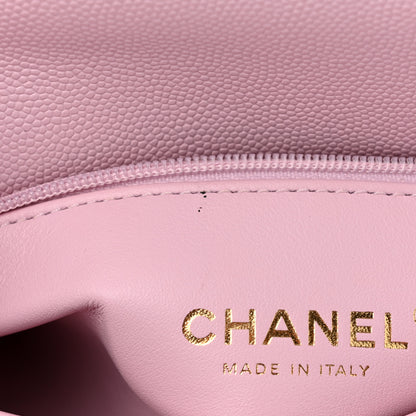 Chanel Caviar Quilted Mini Coco Handle Flap Light Pink 11 of 12