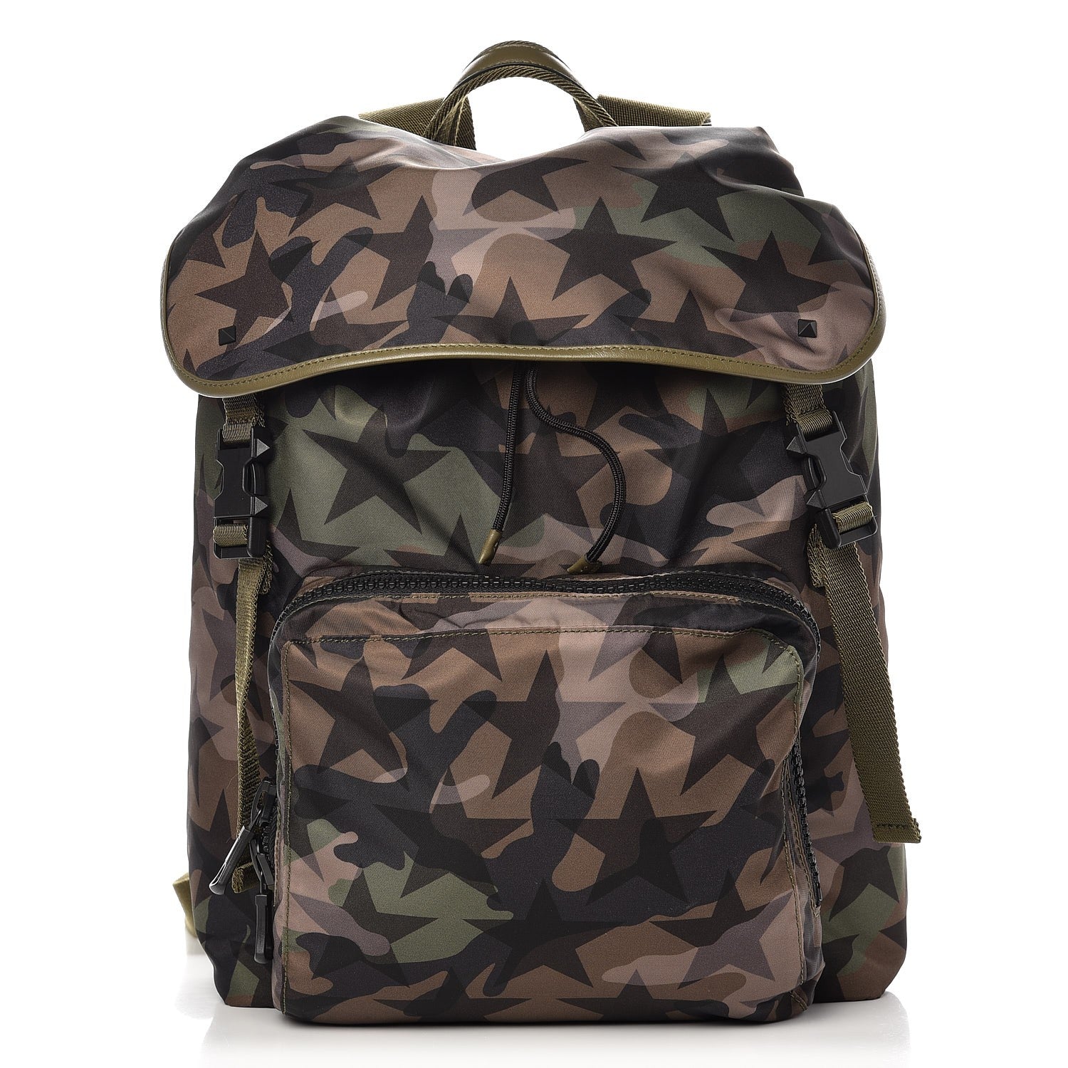 Valentino Garavani Nylon Camustars Drawstring Backpack Multicolor 1 of 6