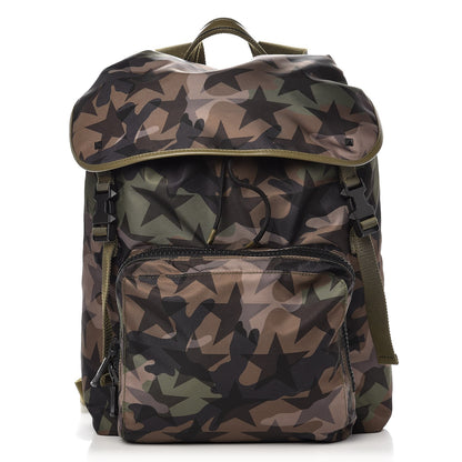 Valentino Garavani Nylon Camustars Drawstring Backpack Multicolor 1 of 6