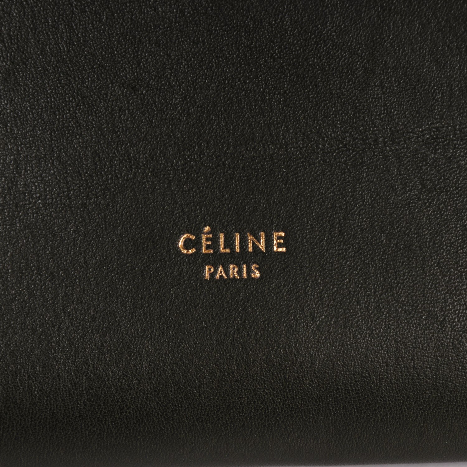 Celine Smooth Calfskin Orb Clutch Khaki 8 of 8