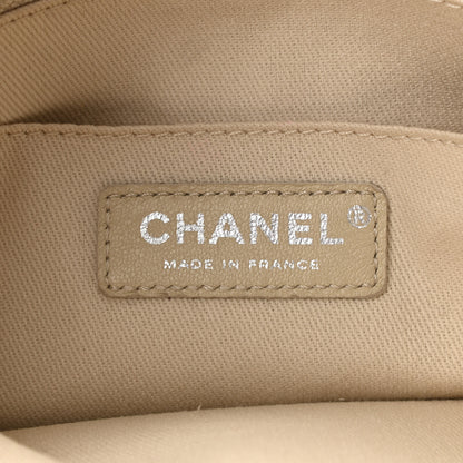 Chanel Grained Vegetal Calfskin Small Urban Shopping Tote Beige 6 of 11