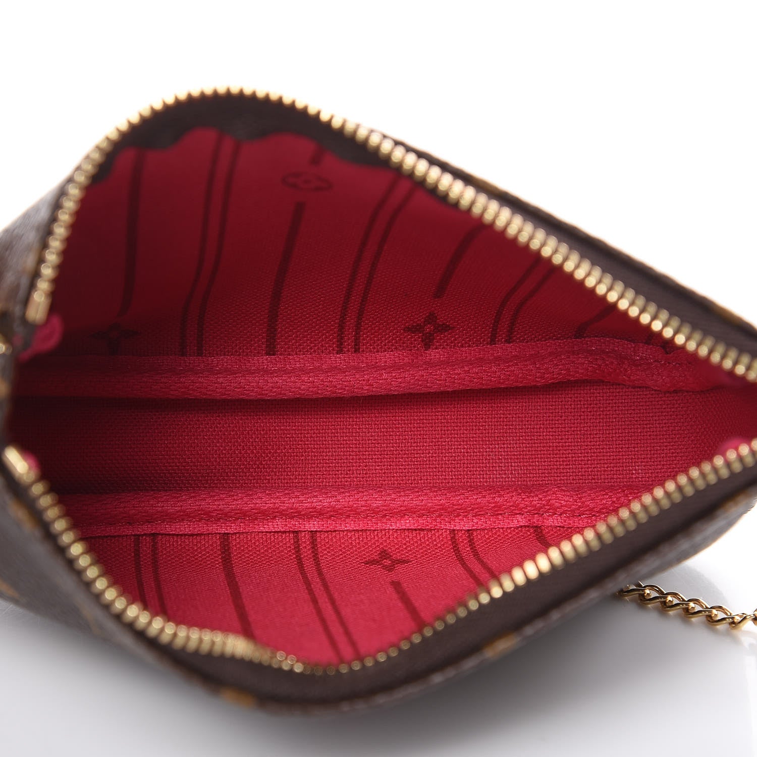 Louis Vuitton Monogram My LV Heritage Mini Pochette Accessories Fuchsia 5 of 11